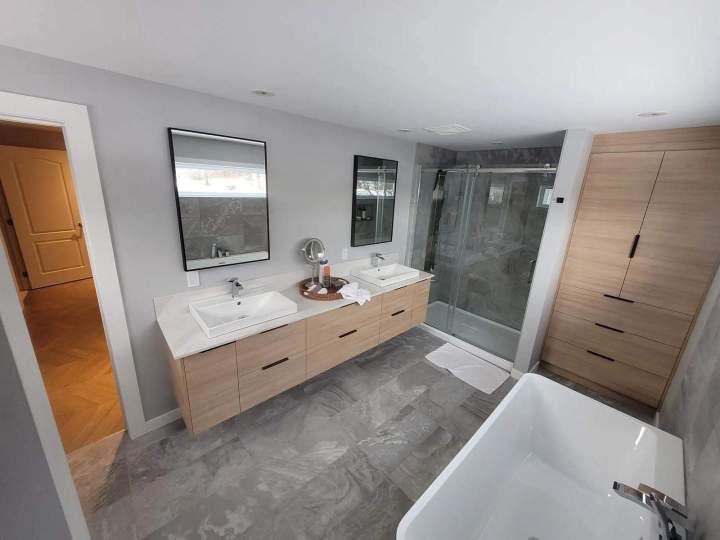 Réaménagement salle de bains Sainte-Julienne