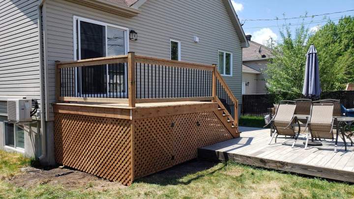 Revêtement, toiture, portes et fenêtres, patio